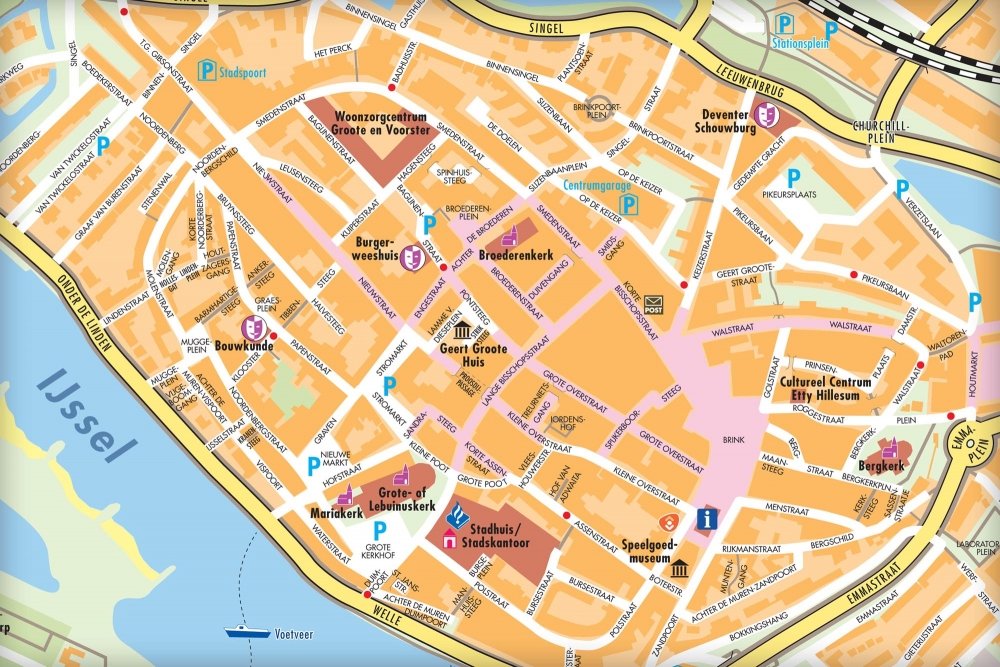 Voorbeeld centrumkaart