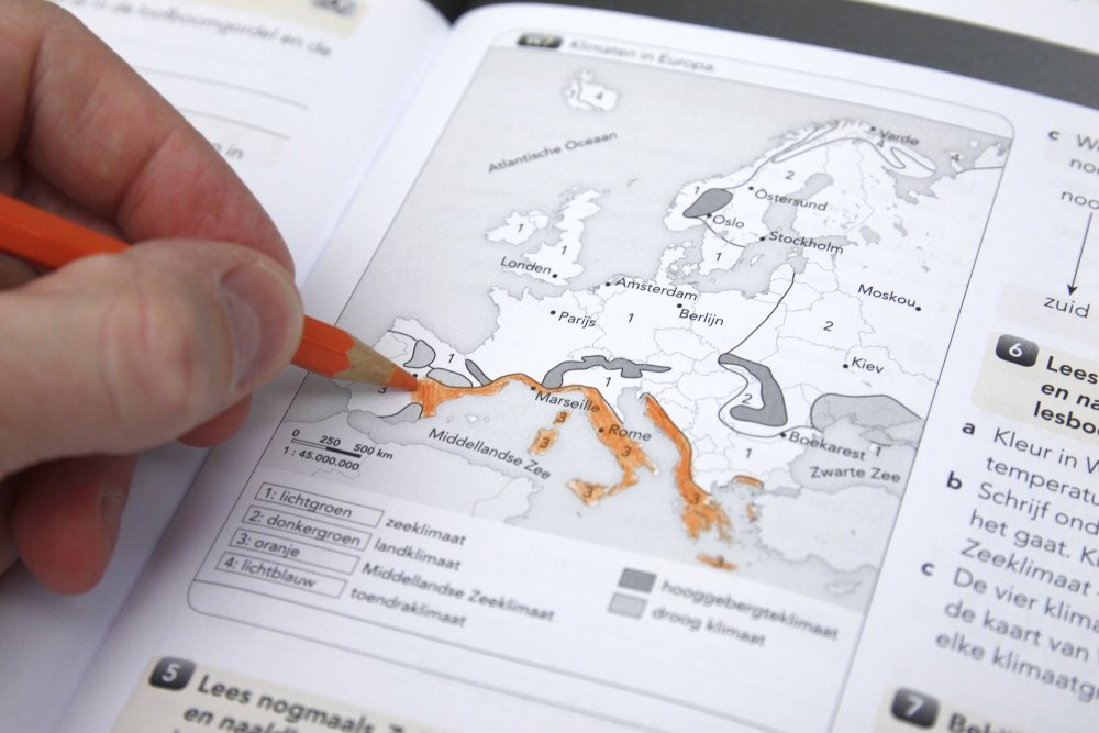 Werkboek kaart over Klimaten in Europa. Werkboek kaart over Klimaten in Europa.