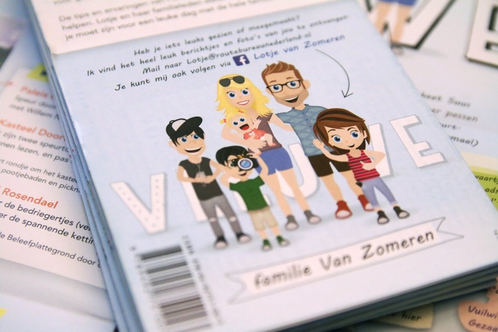 De familie van Zomeren is door onze vormgevers ontworpen.