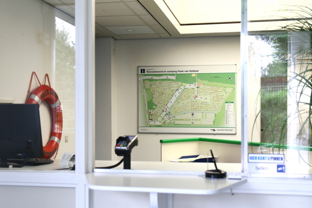 Magnetische wandkaart van het recreatiepark