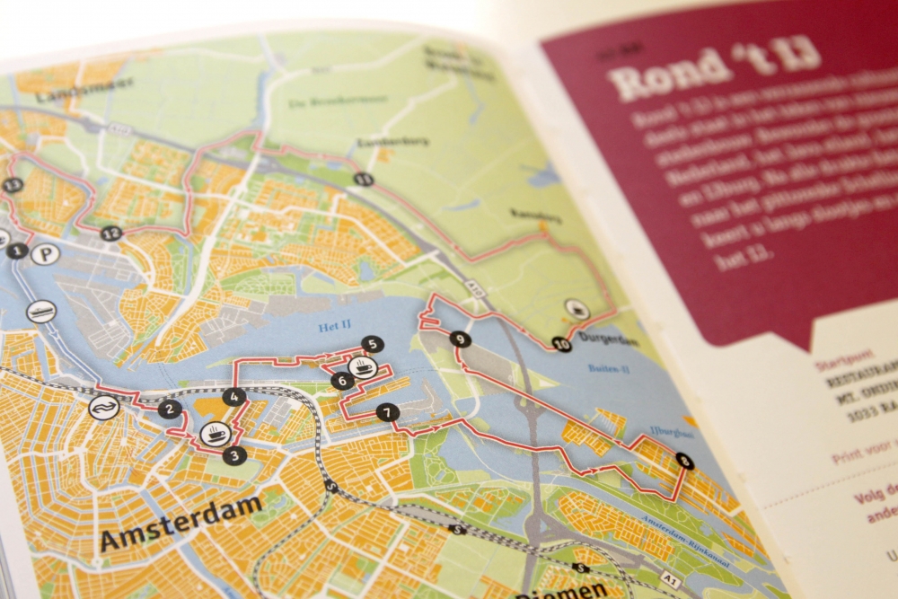 Fietsroute uit Fietsgids West door Amsterdam