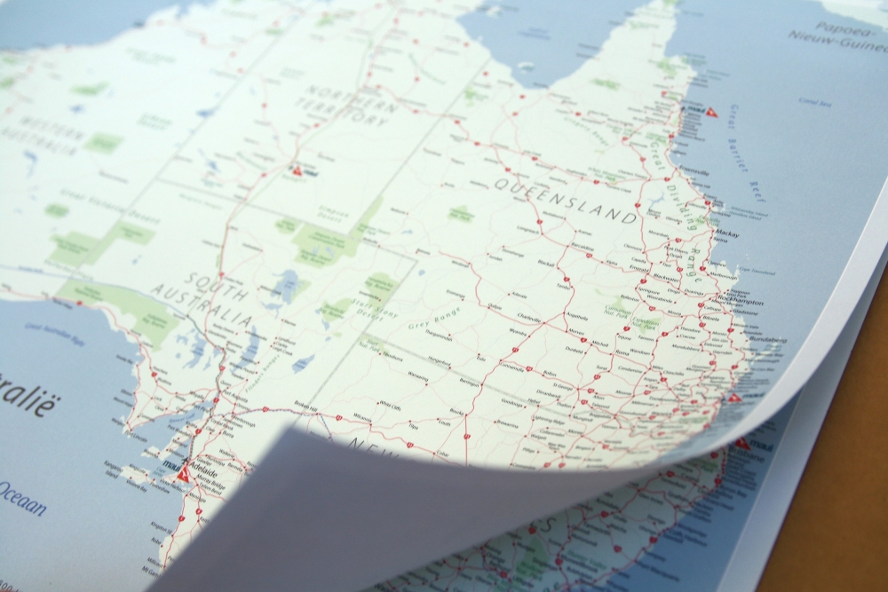 Scheurblok van Australië.