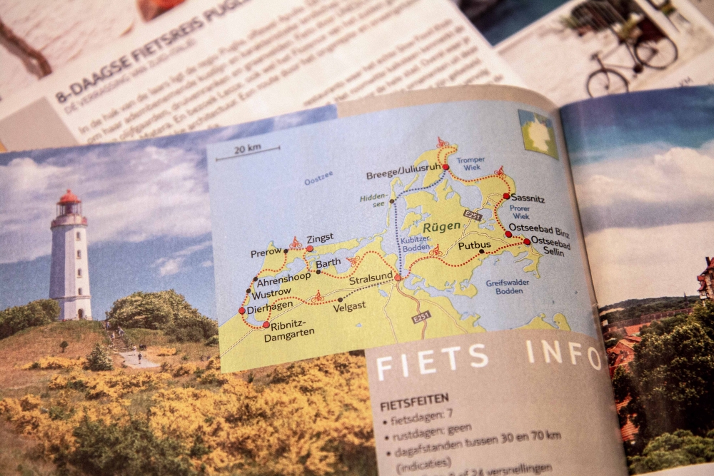 Fietsroutekaarten voor diverse magazines Fietsroutekaarten voor diverse magazines