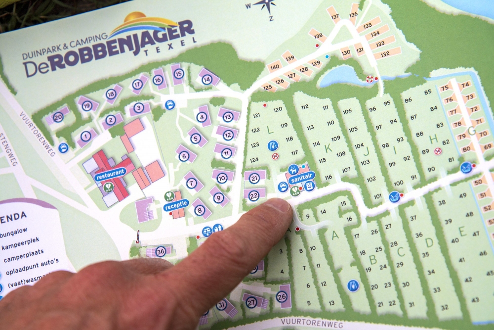 Alle voorzieningen worden met duidelijk iconen aangegeven.